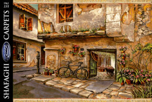 تابلو فرش دستباف شفقی تبریز خانه دلگشا