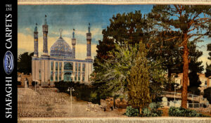 تابلو فرش دستباف شفقی تبریز مزار سلطانی بیدخت