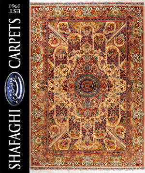 فرش دستباف شفقی تبریز میناکاری