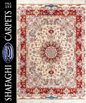 فرش دستباف شفقی تبریز گل‌مهر