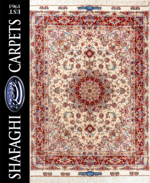 فرش دستباف شفقی تبریز گل‌مهر