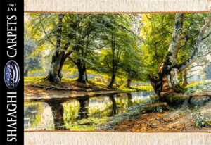 تابلو فرش دستباف شفقی تبریز جلوه ای از شکوه آفرینش
