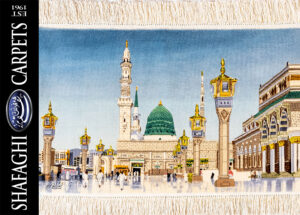 تابلو فرش دستباف شفقی تبریز مسجدالنبی