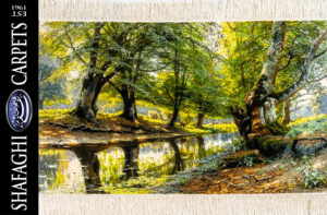 تابلو فرش دستباف شفقی تبریز جلوه ای از شکوه آفرینش