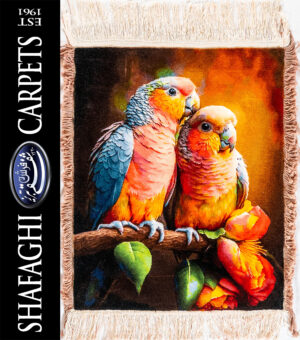 تابلو فرش دستباف شفقی تبریز عشق بی پایان